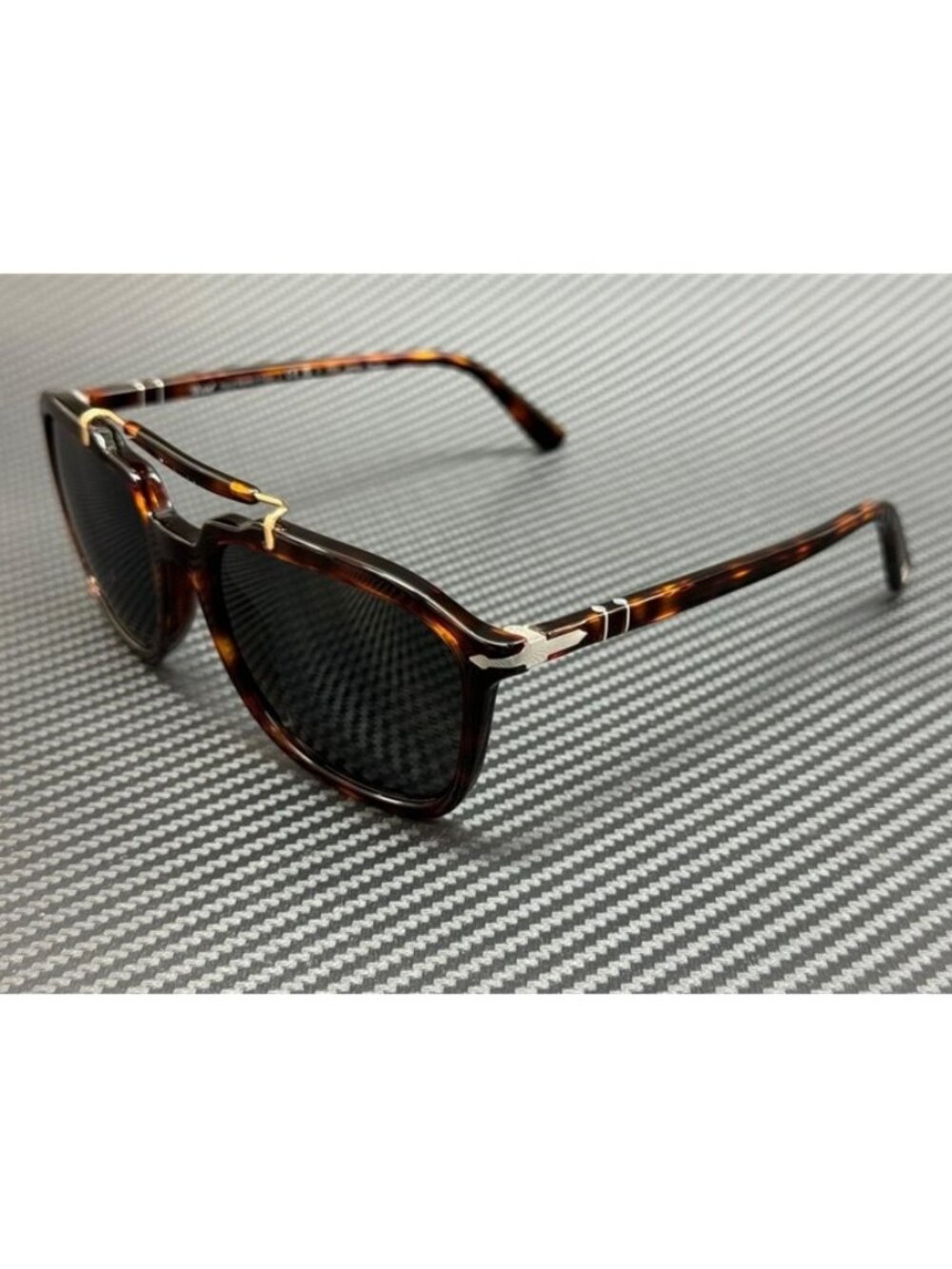 New Persol Men Havana Brown Sunglasses 57-20-145
